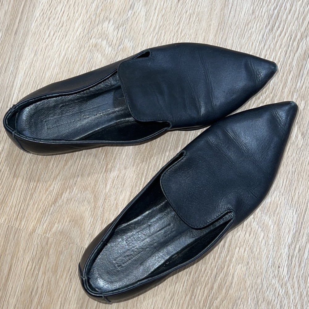 Italian leather flats